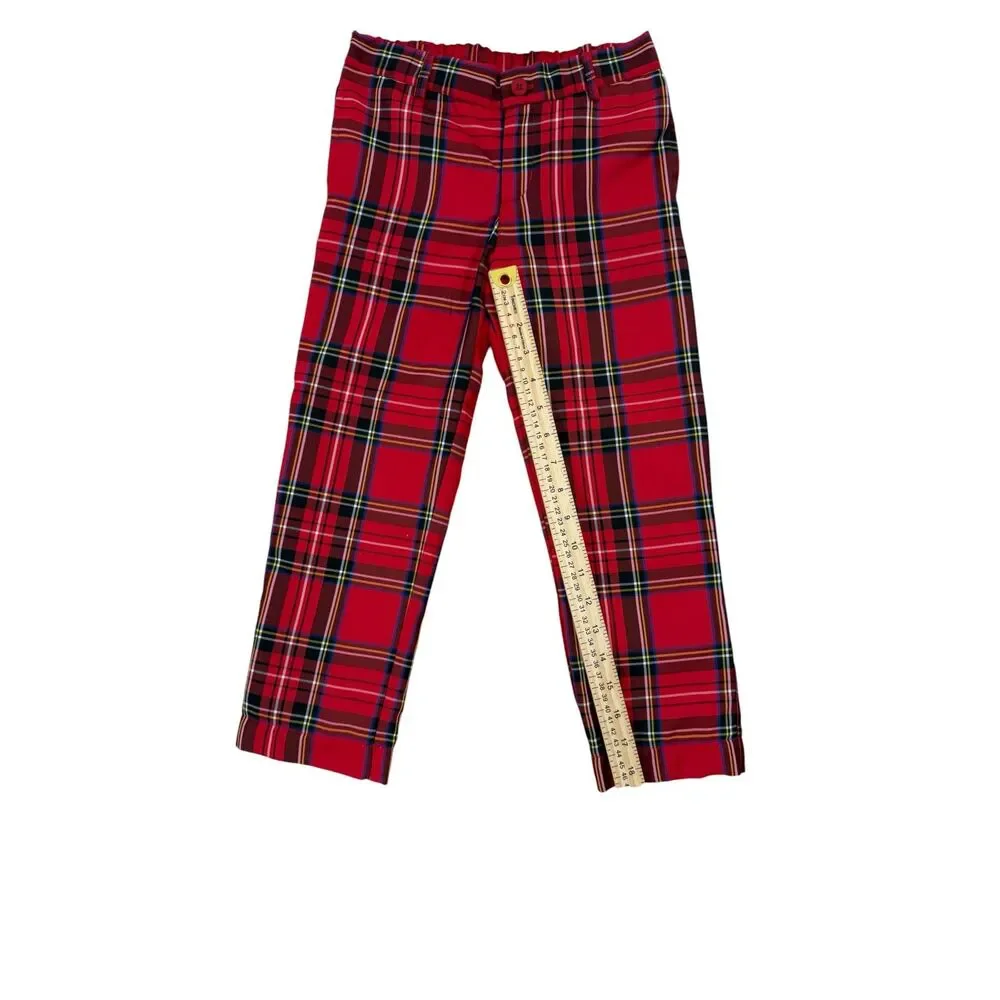 Edgehill Collection Boys Size 6 NWT 2-Piece Plaid Christmas Outfit Set